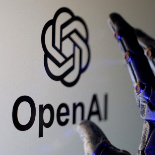 O logotipo da OpenAI é visto nesta ilustração tirada em 8 de fevereiro de 2025. (Foto: Reuters...