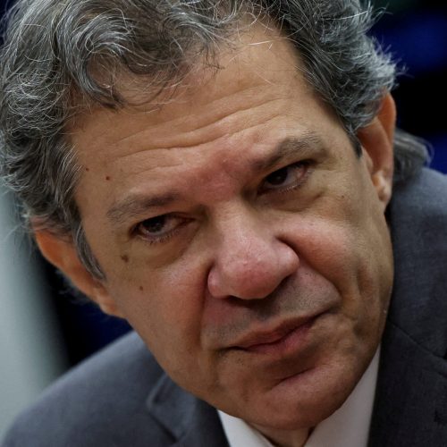 O Ministro da Fazenda do Brasil, Fernando Haddad, participa de uma reunião da Comissão de Agric...