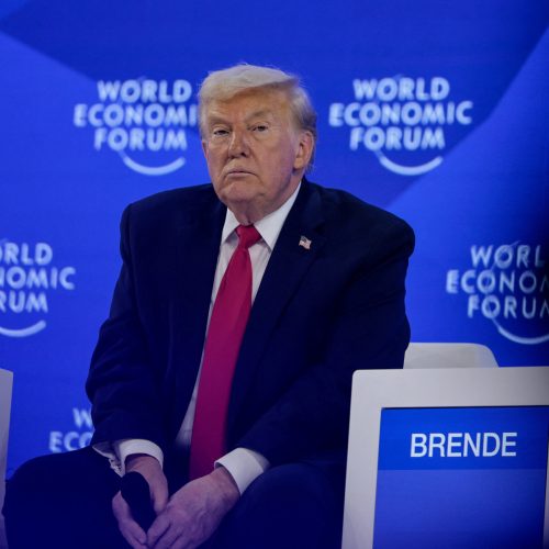 Donald Trump em Davos 21/1/2026 REUTERS/Jonathan Ernst