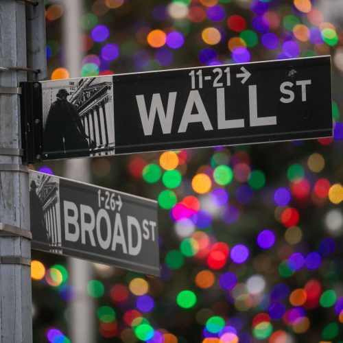 Wall Street dá início ao período do “Rali do Papai Noel”. (Foto: Bloomberg)