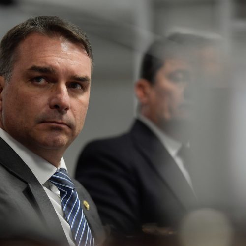 O senador e pré-candidato à presidência, Flávio Bolsonaro (PL-RJ). Foto: Saulo Cruz/Agência ...