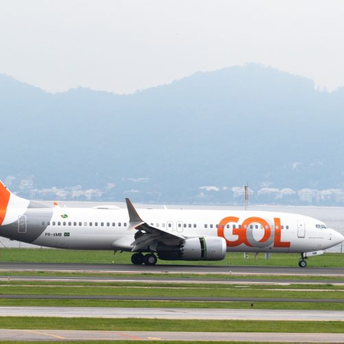 Avião da gol parado. (Foto: Divulgação/Gol)