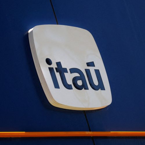 Logo do Itaú em unidade do banco, em São Paulo - 06/02/2025 (Foto: REUTERS/Tuane Fernandes)