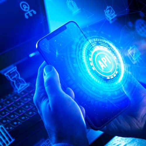 Inteligência artificial representada por redes neurais e tecnologia digital
