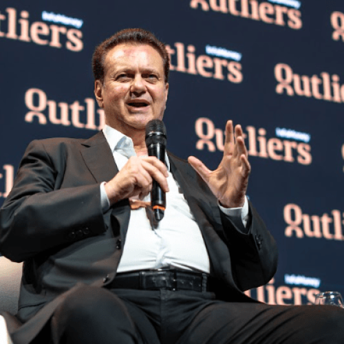 Gilberto Kassab, presidente do PSD, durante painel na Premiação Outliers InfoMoney (Foto: divul...